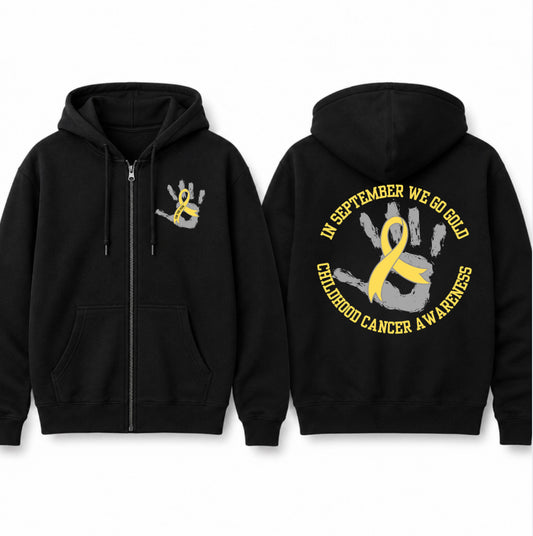 We Go Gold - Zip-up Hoodie