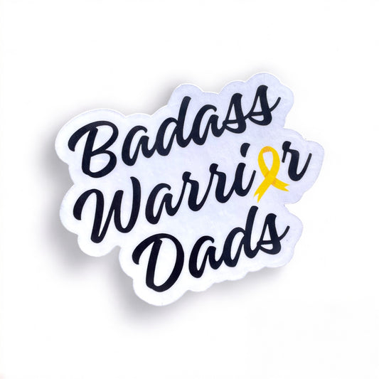 Badass Warrior Dad - Sticker