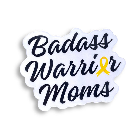 Badass Warrior Mom - Sticker