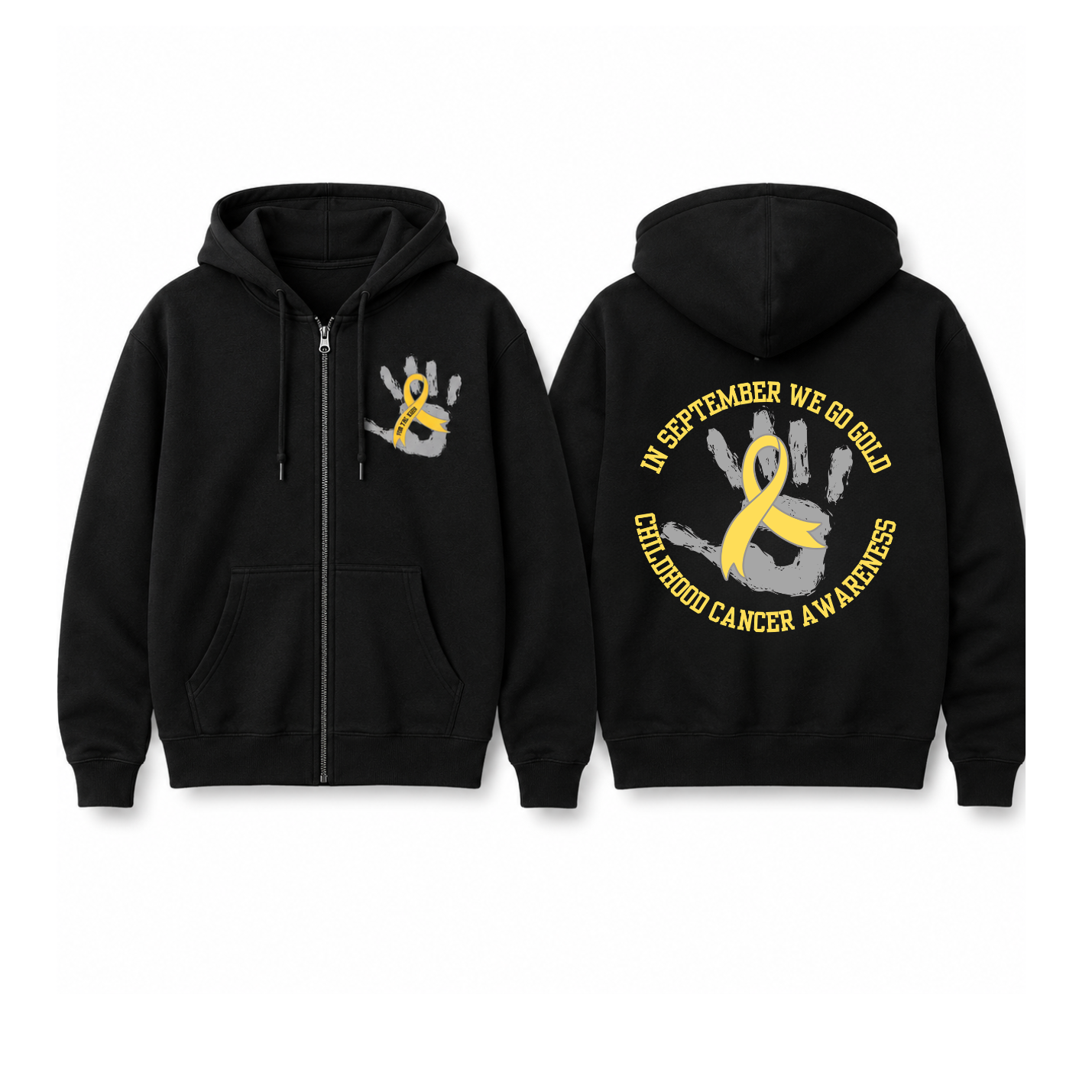 We Go Gold - Zip-up Hoodie
